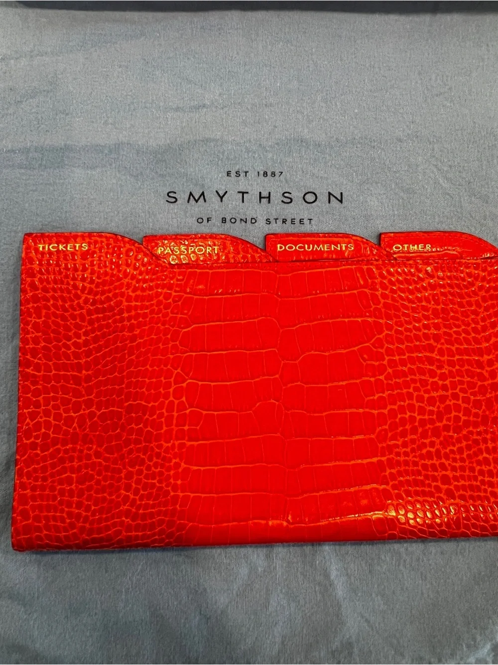 Smythson 🧡 oversized